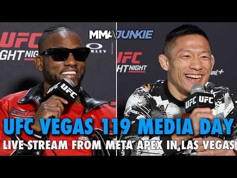 UFC Vegas 119: Kape vs. Horiguchi 2 media day live stream