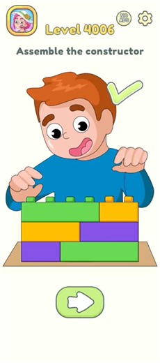 Dop 2 (Delete One Part) Level - 4006 Assemble the constructor #shorts #shortsfeed #viralshorts