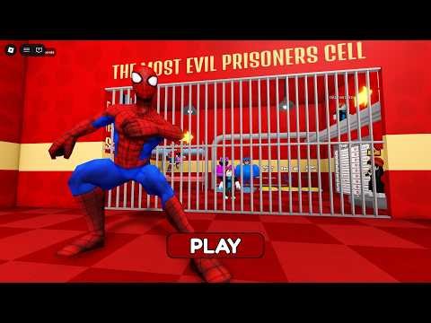 ESCAPING FROM EVIL SPIDER-MAN IN ROBLOX! 🕷️