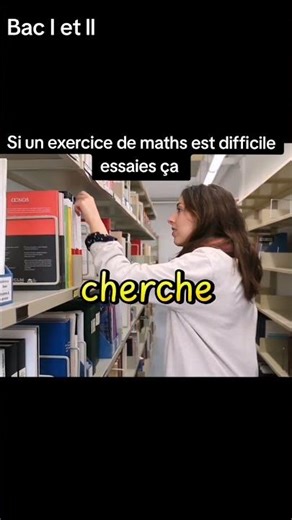 si un exercice de maths est difficile essaie ça