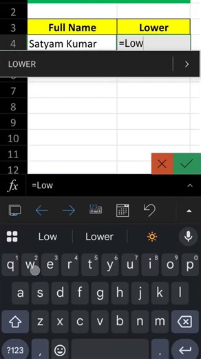 Excel LOWER Function Explained | Convert Text to Lowercase Easily | Excel Text Functions Tutorial