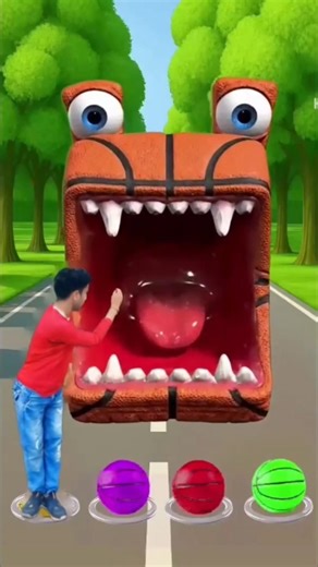 I jump all colour button to Siren head, Dinosaur, Zombie, Pac man #shorts #youtubeshorts #ai