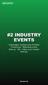 70% of Danish Jobs Are NEVER Posted Online #shorts