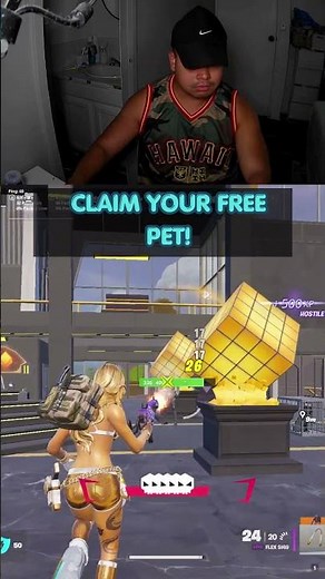 HOW TO CLAIM YOUR FREE DOG PET #fortnite #fortniteclips #fortnitebattleroyale #gaming #shorts