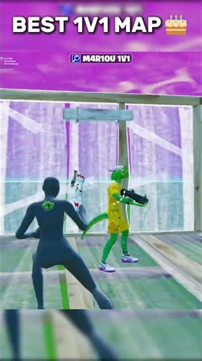 BEST 1V1 MUSIC MAP🎂 #1v1 #fortnite #map