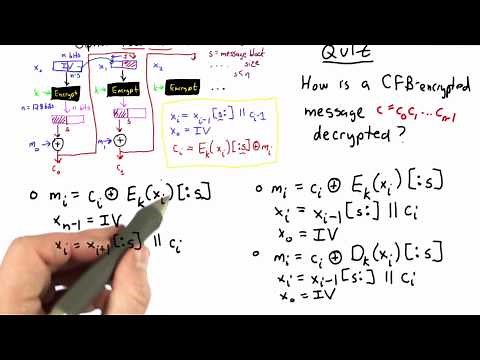 Cfb Decryption - Applied Cryptography