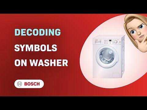 How to Decode Symbols on Your Bosch Serie 6 VarioPerfect Washer