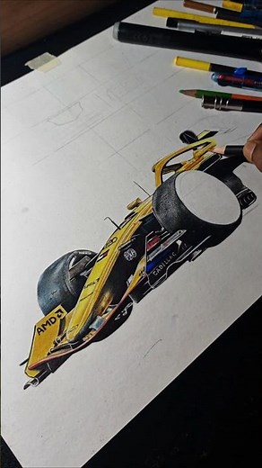 Cadillac F1 Livery Art 🔥 | Super Realistic Drawing by Ranjan Dilkhush Art