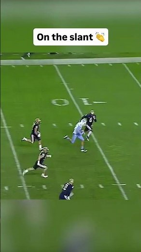 That route was perfect 🤩 #unc #accfootball #collegefootball