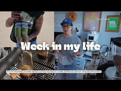 Building My Coffee Brand From Home | First Time Using the GS3 | Espresso Shot Troubleshooting