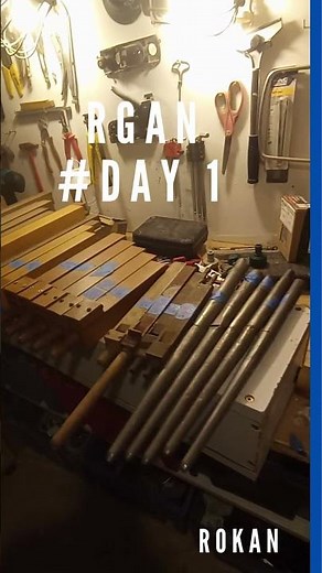 "DIY Pipe Organ" Day 1