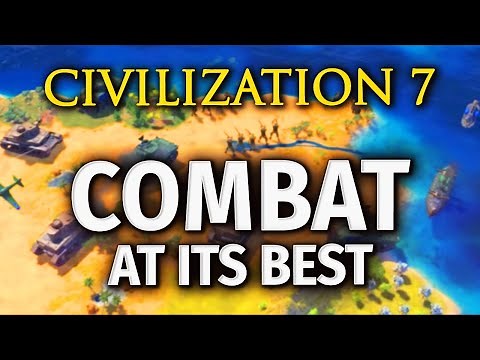 THE BEST COMBAT SYSTEM! - Battlefields, Commanders & Units in Civilization 7