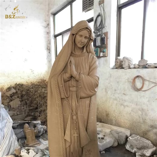 Outdoor Decoration Bronze Our Lady Bless Virgin Mary Statues of Fatima Sculpture