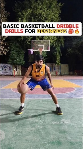 basic basketball dribble drills for beginners 🎒🔥#basketball #basketballtraining #basketballshorts