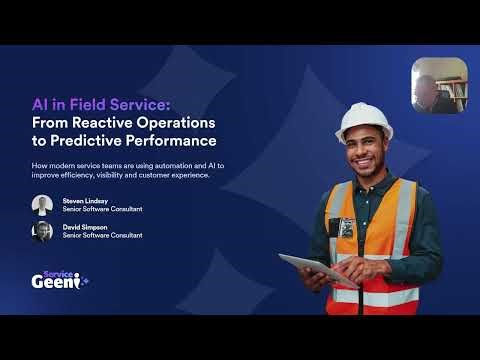 AI in Field Service From Reactive Operations to Predictive Performance