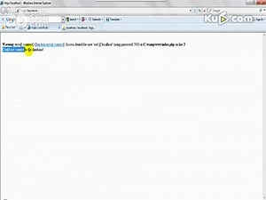 连接到MySQL数据库PHP教程1