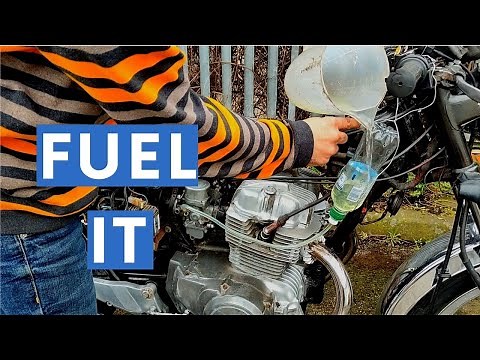 How To Make A Simple Fuel Feed Tank - Auxillary Petrol Gas Tank Carburettor Balancing