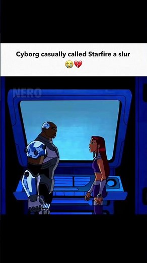 "When the black Titan is the one who says the alien version of the n word"