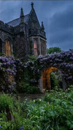 Spring Castle Rain | Night Calm