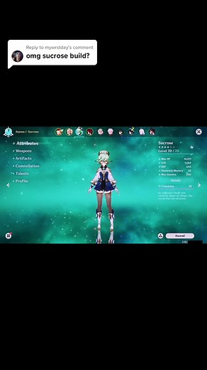 Exploring Sucrose Build in Genshin Impact