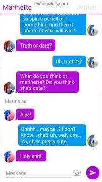 Miraculous ladybug truth or dare texting story