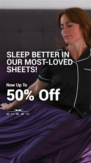 Save up to 50% on our most-loved Original Performance Collection today and experience comfort that lasts all night. | SHEEX