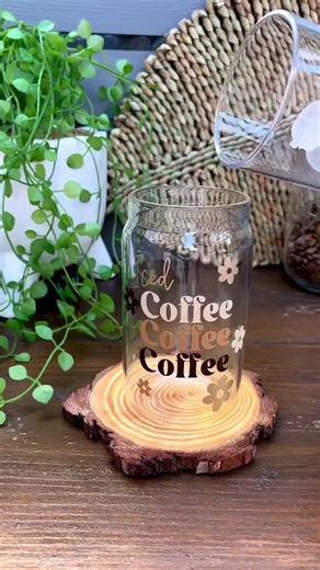 My first glass can design, had to be coffee related… Coffee Coffee Coffee 🤎✨ #icedcoffee #icedlatte #glasscan #glasscancup #libbeycanglass #etsy #etsyshop #smallbusiness #smallbusinesscheck #etsytiktok #neutrals #handmadegifts #handmade #fyp #fy