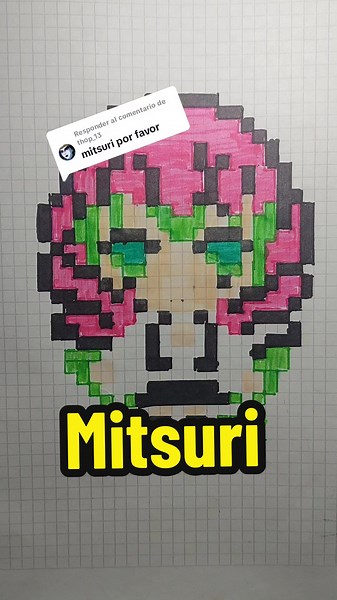 Tutorial de Pixel Art: Mitsuri de Demon Slayer
