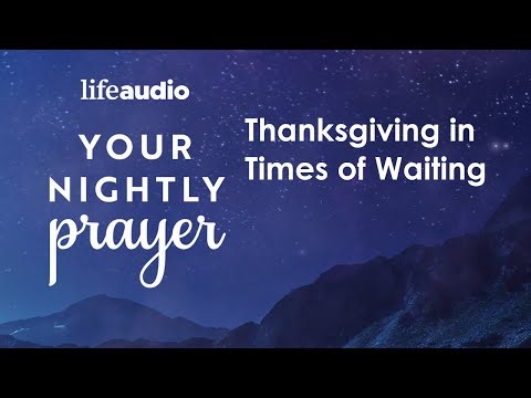 Thanksgiving in Times of Waiting