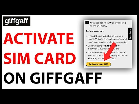 How to Activate SIM Card on GiffGaff [EASY GUIDE]