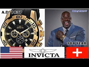 Invicta Watches History [AD.1837] Swiss X USA [184 year]
