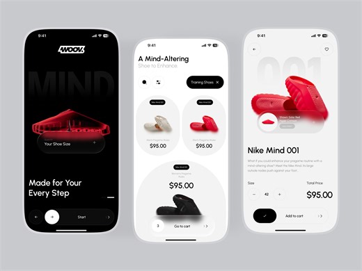 Fashion Mobile App UI