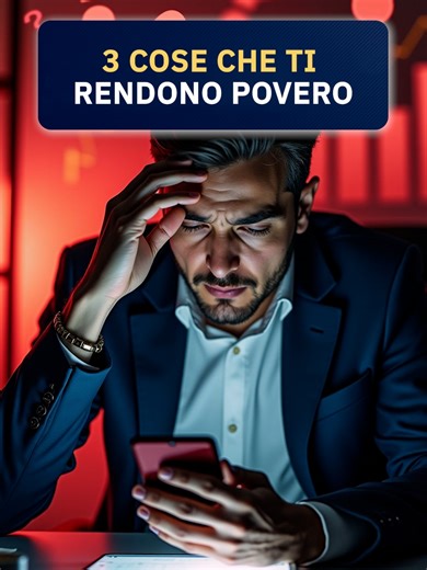 💸 3 abitudini che ti tengono povero senza accorgertene. Non sono spese grandi, sono le piccole decisioni quotidiane che accumulano perdite enormi nel tempo. In questo video ti mostro: 🚬 fumare: 18.000€ bruciati in 10 anni 🍹 bere alcolici regolarmente: soldi che potrebbero crescere investiti ☕ comprare caffè ogni giorno: più di 500€ all’anno di differenza Il problema non è il singolo gesto, ma l’abitudine che si ripete giorno dopo giorno. 👉 Seguimi per scoprire come evitare queste trappole e 
