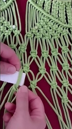 Tuto sac Filet en Macramé #tutomacramé #diymacramé