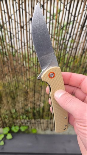 Foldekniv 9cm D2 G10 Sand [GT-T0067] 🔪❤️‍🔥💯 #foldingknife #knife #knives #kniv #foldekniv