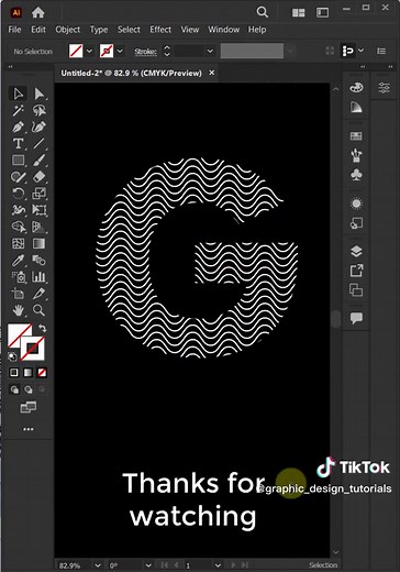 Wavy Text Effect in Adobe Illustrator CC. #graphicdesign #graphic #fyp #tutorial #illustratortutorial #design #trending #adobeillustrator #adobeillustratorcc #learn #illustratorforbeginners #illustratortips #illustratortipstrick #illustratortipsandtricks