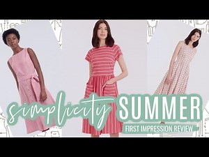 Simplicity Sewing Patterns | Summer 2020 | First Impression Review