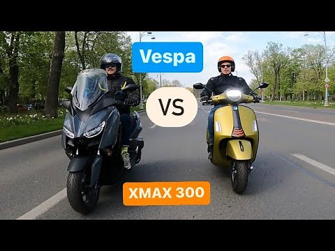 2023 Vespa 300 GTS VS Yamaha Xmax 300 | The Battle Of The Scooters