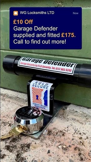 Garage Defender £175 fitted. South London areas. Ends 30 Nov 2025. Book now.