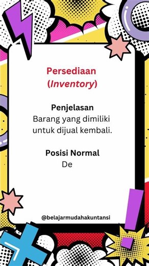 PERSEDIAAN #accounting #akuntansi #akuntansidasar #istilahakuntansi