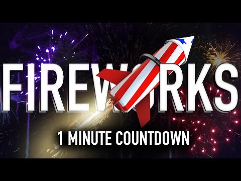 1 minute Countdown Timer with a Sizzling Fuse to an EXPLOSIVE Firework! 🔥🎆