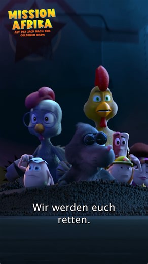 Die Eier-Rettungsoperation läuft! 讀 Kinderfilm ganzer Trailer! „Mission Afrika – Auf der Jagd nach den goldenen Eiern" ist ein abenteuerlich-lustiger Animationsfilm für die ganze Familie. Der Überraschungsei-hit an den mexikanischen und amerikanischen Kinokassen ist jetzt digital verfügbar, z.B. auf Prime Video oder Apple TV. | Tiberius Film | Facebook