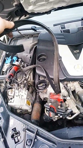 Mercedes CLS320 C219 – Belt Failure Causing Power Steering, Alternator & A/C Loss