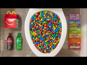 Will it Flush? Coca Cola, Fanta, Sprite, M&Ms, Plastic Balls, Mr Beast Candy, Cereal, Oreos, Eggs