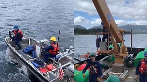 This is what life is like on the Coast Guard Cutter Elderberry. She is based at Petersburg, Alaska and the crew is responsible for maintaining aids to navigation. #USCG #Alaska | U.S. Coast Guard Arctic