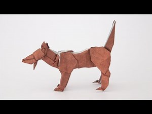 Origami Dog by Richard Ojeda Soto