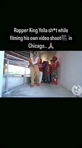 SlimSoCrippy on Instagram: "#flashback The OPPs were telling him they were about to sh**t him..Yella ignores ‘em and continues to perform for his music video🙏🏽😩✝️. #chicago #drill #drillmusic #losangeles #kingyella"
