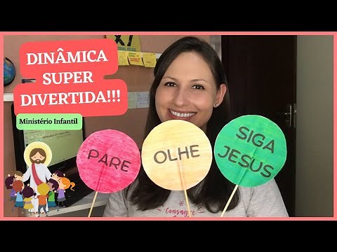 Dinâmica “Pare, Olhe e Siga Jesus!” | Brincadeira divertida para Ministério Infantil!
