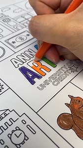 We had such a great time at the Ann Arbor Art Fair this year! But if you couldn't attend and missed our giant coloring sheet you are in luck - you can print your own mini version here: http://bit.ly/3YiaQ7u! | University of Michigan Credit Union (UMCU)