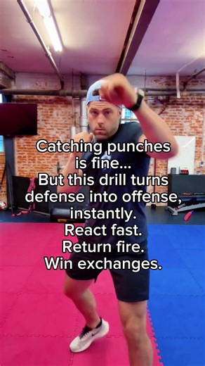 Catching punches keeps you safe… but countering wins fights.